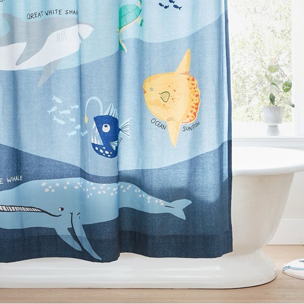 Save Our Seas Shower Curtain